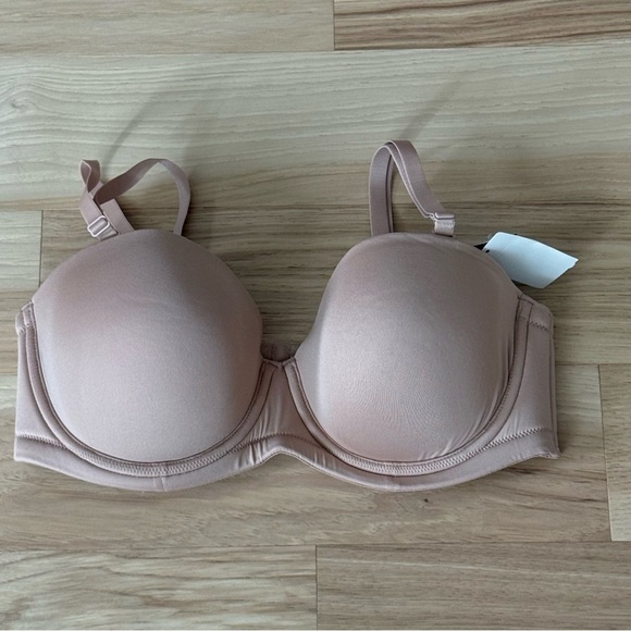 Wacoal  Red Carpet Strapless Full-Busted Underwire Bra Dark Beige Size 38D - Picture 5 of 11